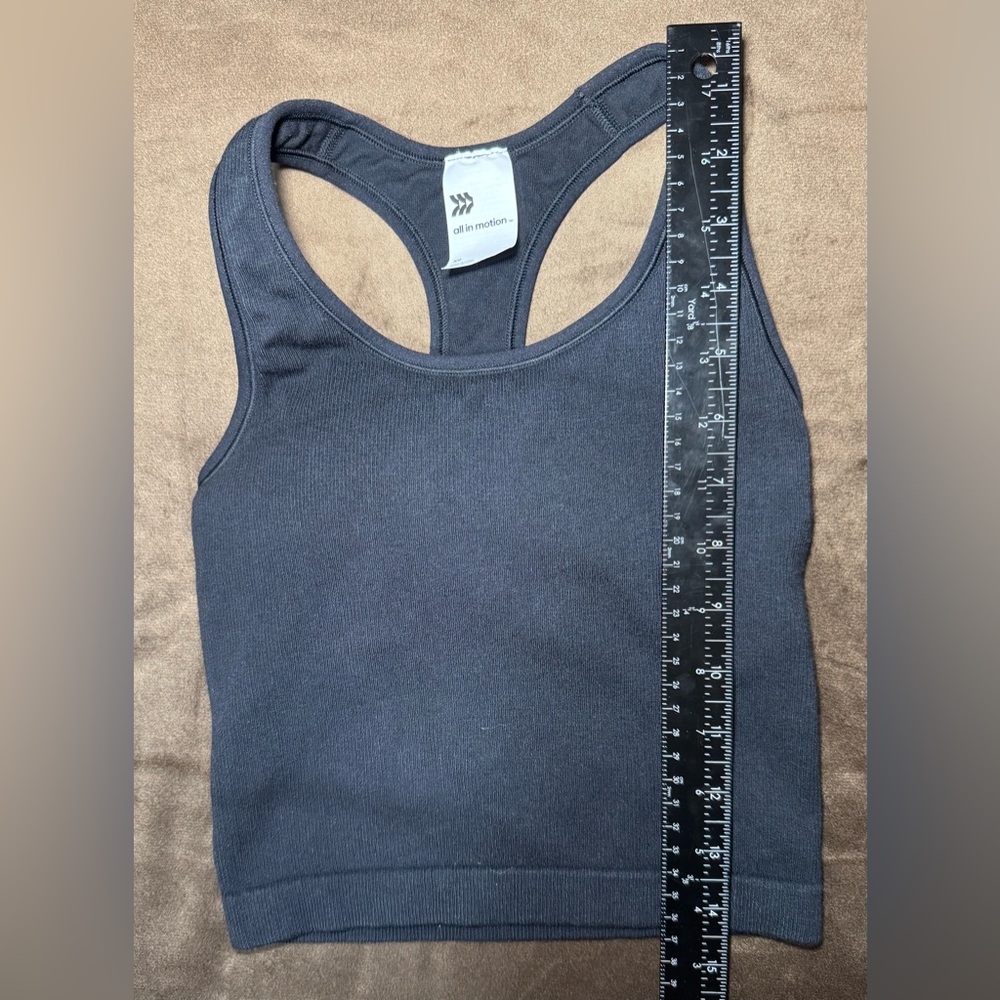 All in Motion Black Racerback Tank Size XS - Picture 4 of 7